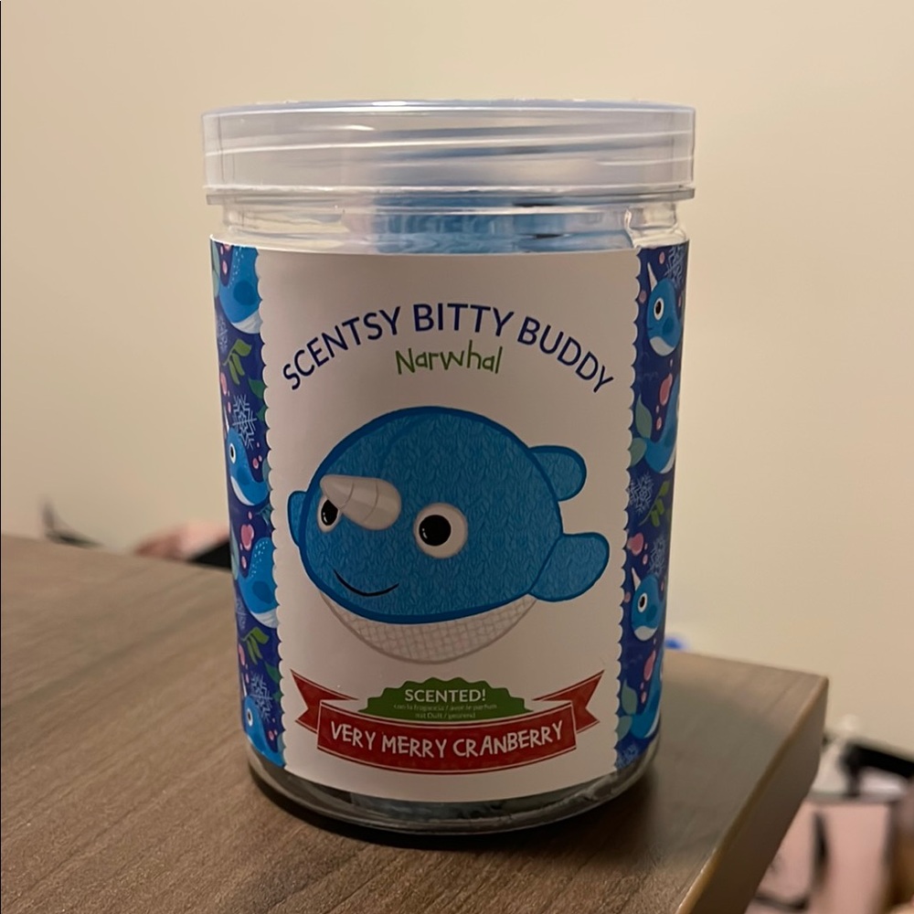 Scentsy Bitty Buddy Narwhal - Blue